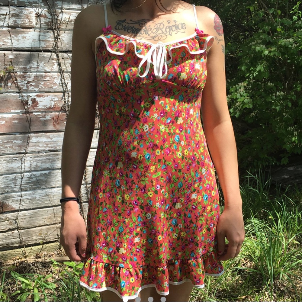 Vintage Betsey Johnson babydoll slip dress